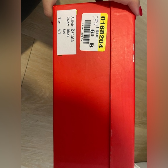 Black Wishbone sock boot running shoes - Picture 5 of 5